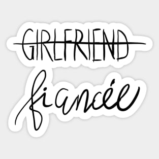 Girlfriend (Crossed Out) Fiancee Sticker